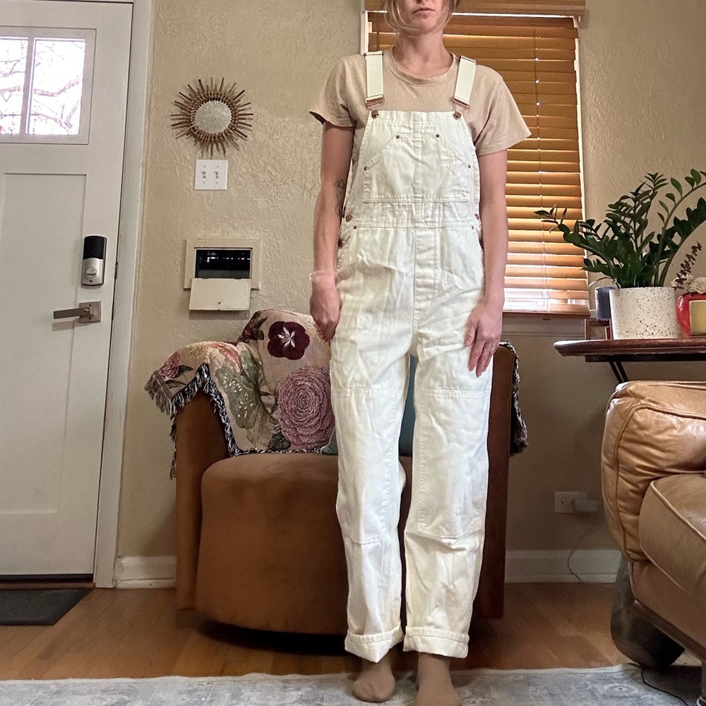 UO - off white overalls (size S)
